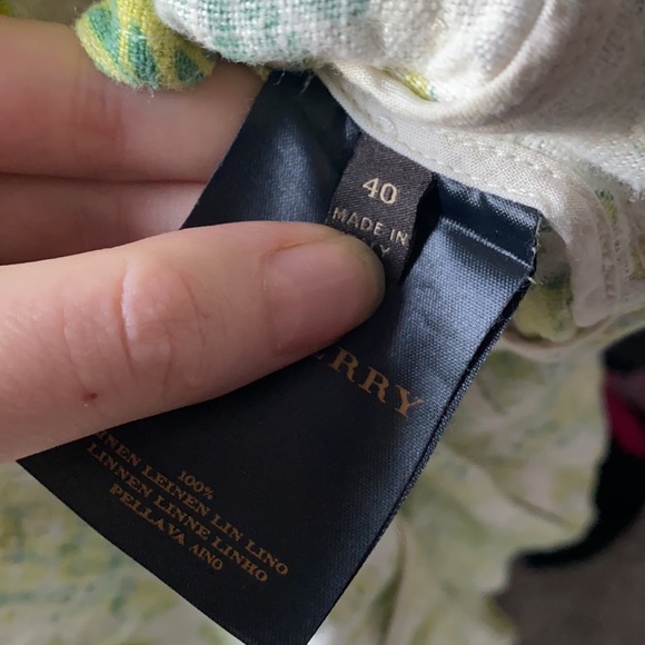 Green Floral Burberry Dress 🌟 - Picture 6 of 6